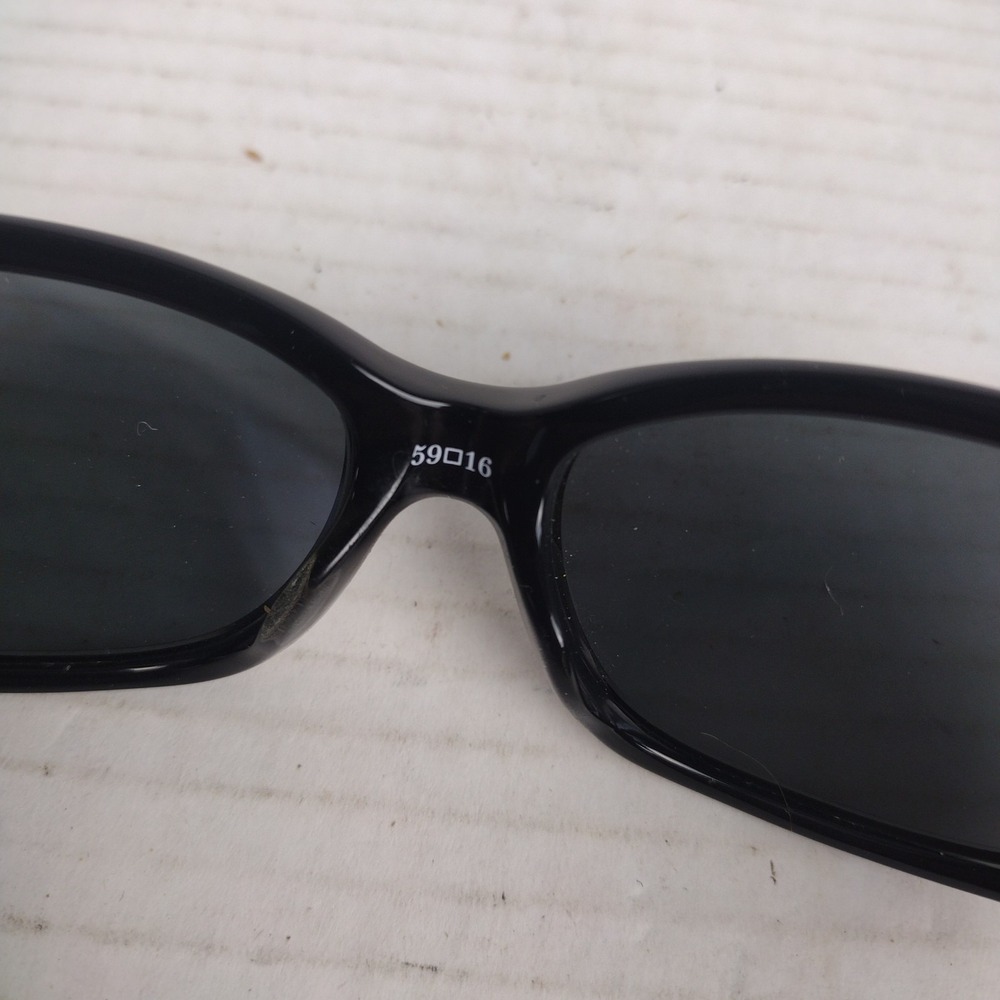 JIMMY CRYSTAL NEW YORK JCS911 BLACK AUTHENTIC SUNGLASSES 59-16 - Picture 9 of 12
